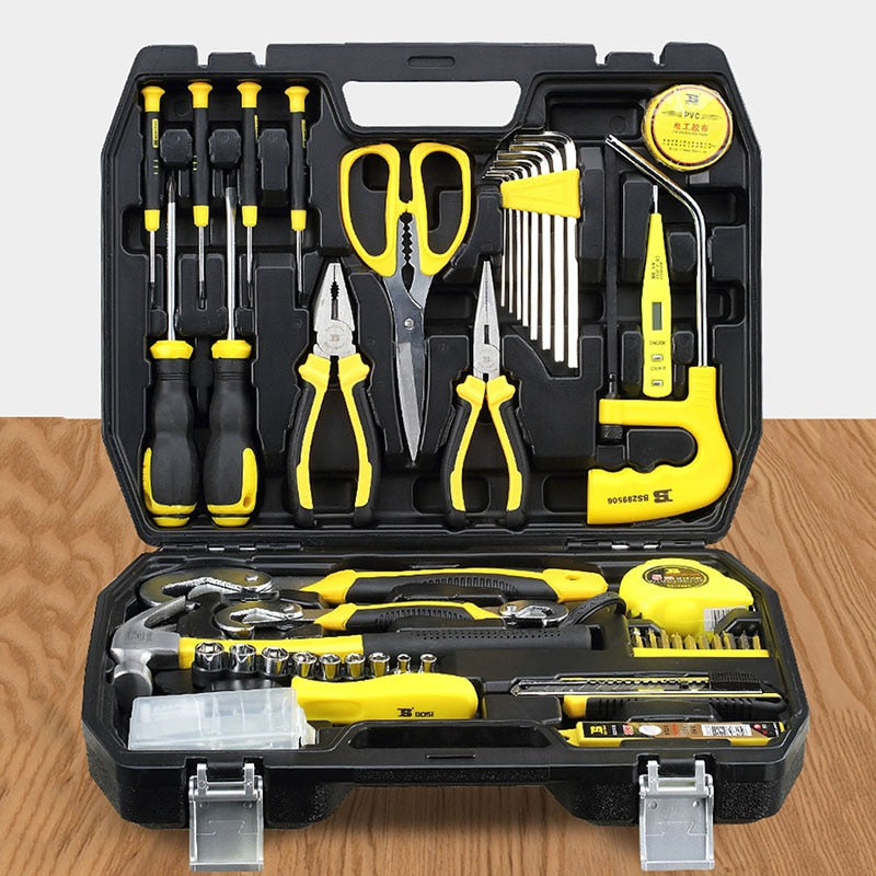 Large-capacity Tools Box Multifunctional Shockproof Boxes Sets Waterproof Hard Screwdriver Case Suitcase Complete Toolboxs
